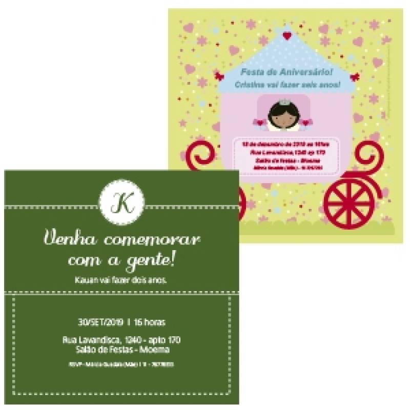 Pacotes de Convite de Aniversário Personalizável Maranhão - Convite de Aniversário Infantil